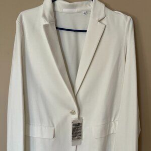 UNIQLO White Blazer Small, Lightweight Slim Fit